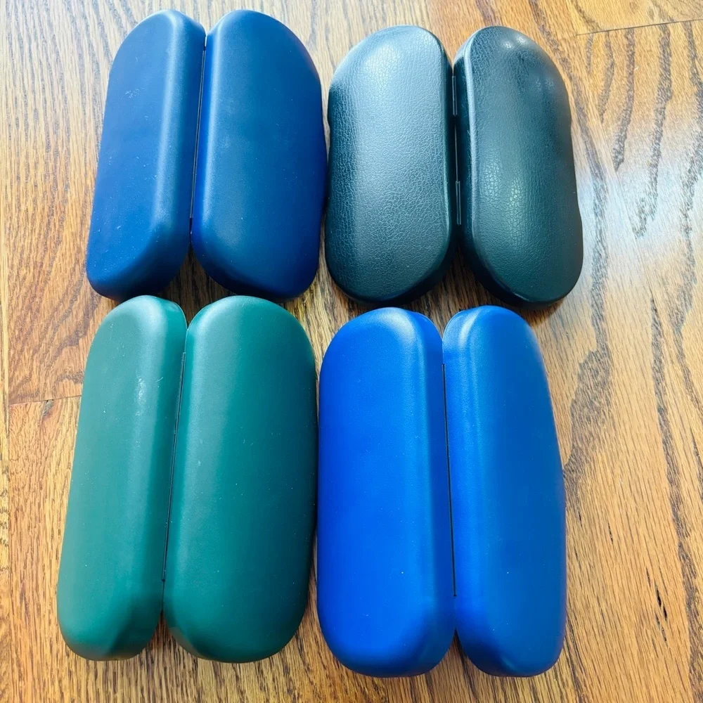 Set of 4 Reading Glasses Sunglasses Hardcover Cases
